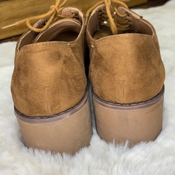 Zapshop Oxford Lace Up Platform Shoes - Picture 8 of 10